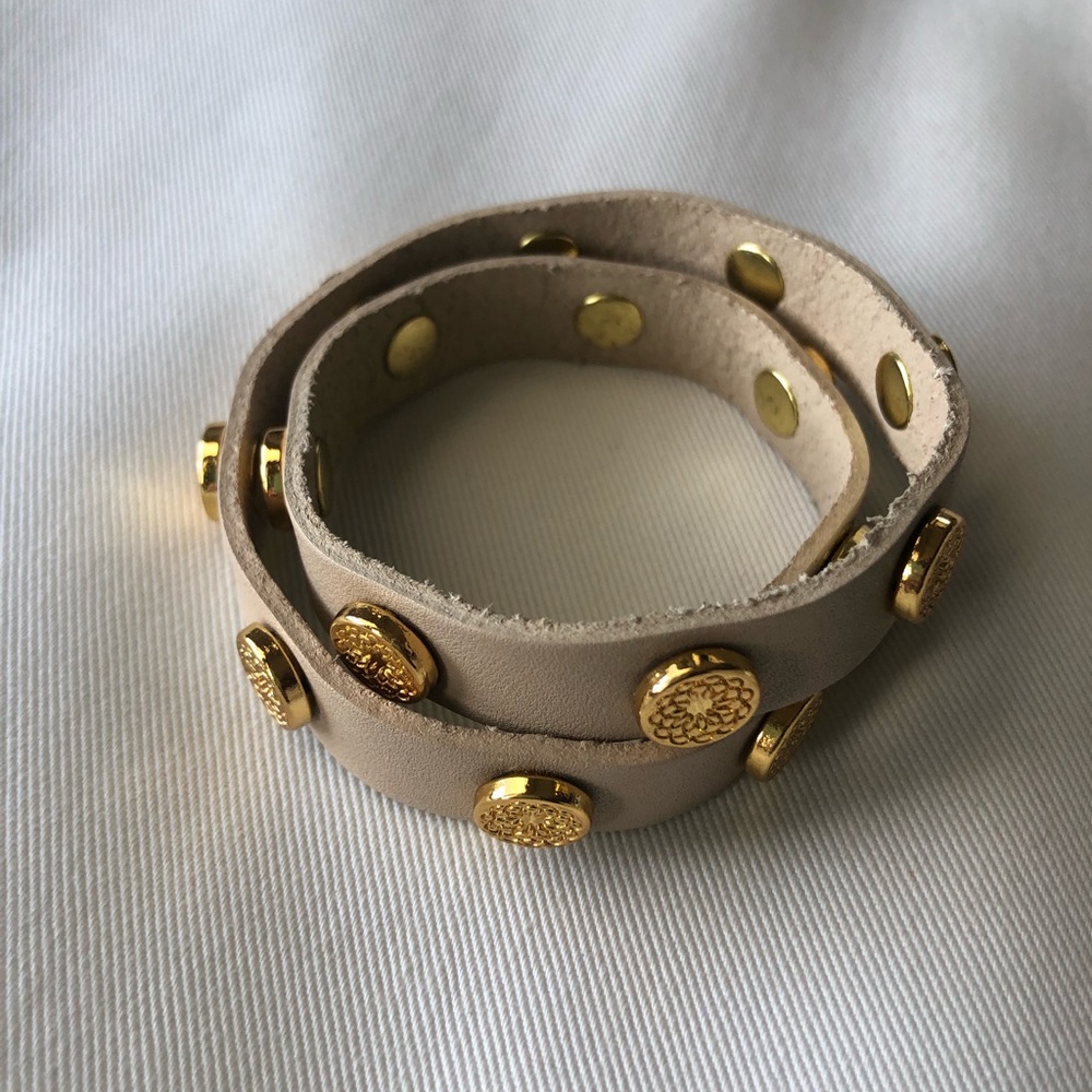 Genuine leather wrap bracelet